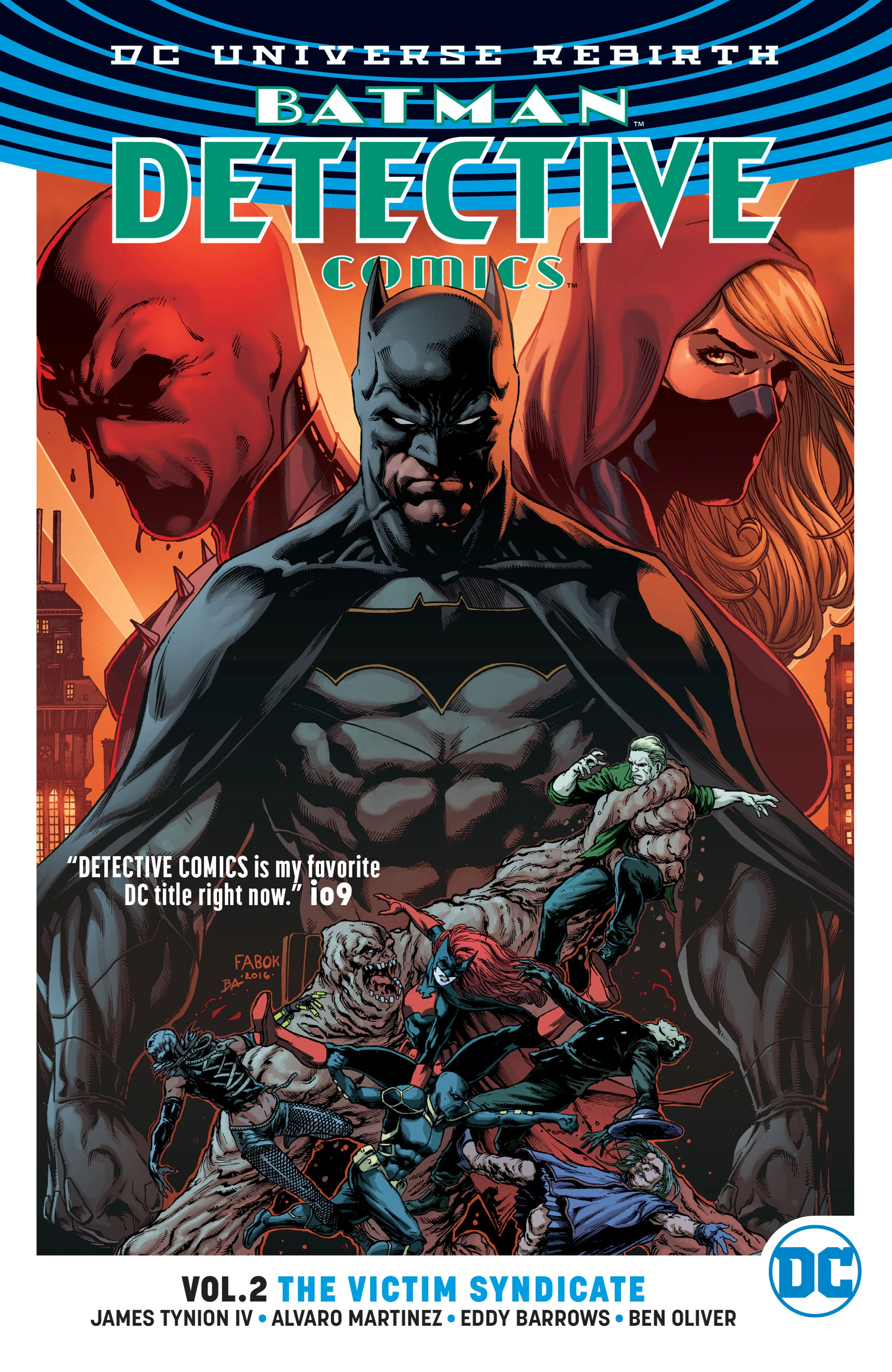 Batman - Detective Comics Vol. 2: The Victim Syndicate (DC, 2017) cover